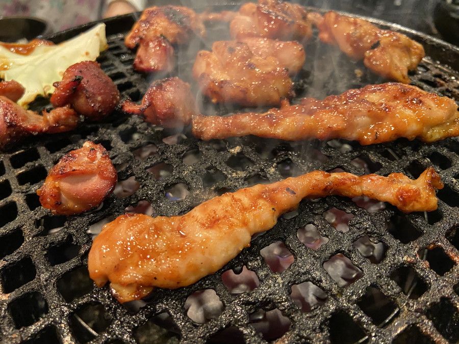 Grilling the neck
