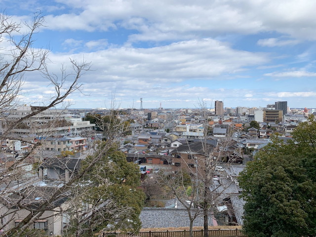 松坂城　頂上からの景色