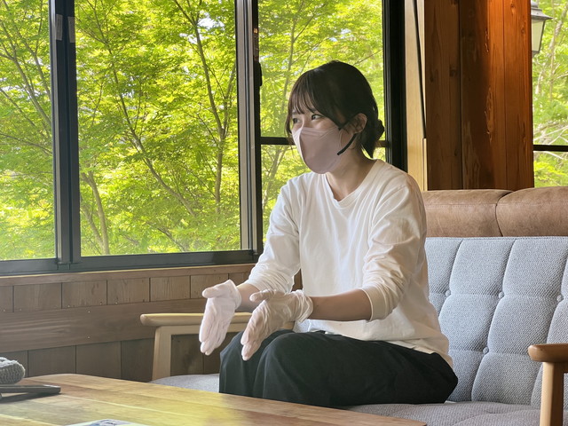 中川さんが話している様子